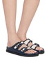 Figure View - Click To Enlarge - BIRKENSTOCK 1774 - Arizona Two-strap Canvas Sandals