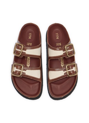 Detail View - Click To Enlarge - BIRKENSTOCK 1774 - Arizona Two-strap Canvas Leather Sandals