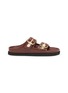 BIRKENSTOCK 1774 Arizona Two-strap Canvas Leather Sandals