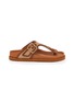 BIRKENSTOCK 1774 1774 Gizeh Raffia Leather Thong Sandals