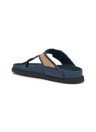  - BIRKENSTOCK 1774 - 1774 Gizeh Raffia Leather Thong Sandals
