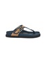 BIRKENSTOCK 1774 1774 Gizeh Raffia Leather Thong Sandals
