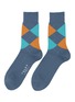 FALKE Checked Mid-Calf Dress Socks