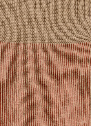 Detail View - Click To Enlarge - FALKE - Striped Mid-Calf Dress Socks