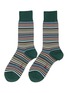 FALKE Striped Mid-Calf Dress Socks