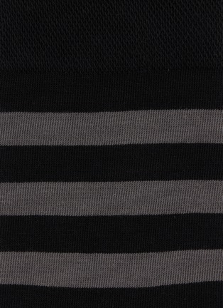 Detail View - Click To Enlarge - FALKE - Striped Mid-Calf Dress Socks