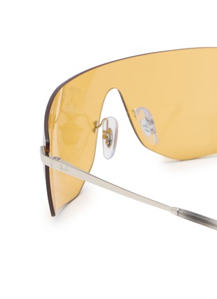 Detail View - Click To Enlarge - RAY-BAN - Shield Metal Sunglasses