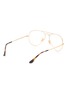 Figure View - Click To Enlarge - RAY-BAN - Metal Aviator Optical Glasses