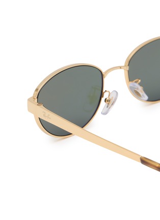 Detail View - Click To Enlarge - RAY-BAN - Metal Oval Sunglasses
