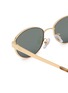 Detail View - Click To Enlarge - RAY-BAN - Metal Oval Sunglasses