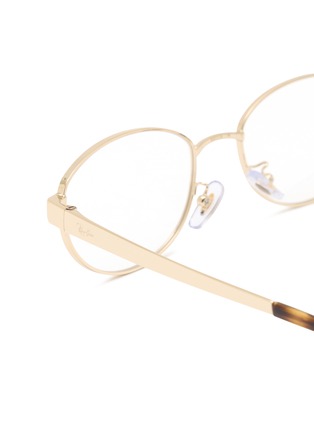 Detail View - Click To Enlarge - RAY-BAN - Metal Round Optical Glasses