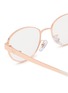 Detail View - Click To Enlarge - RAY-BAN - Metal Round Optical Glasses