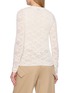 Back View - Click To Enlarge - THE ELDER STATESMAN - Pointelle Fitted Cardigan