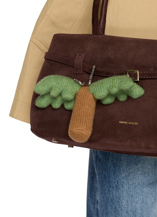 Front View - Click To Enlarge - THE ELDER STATESMAN - Palm Tree Keychain Bag Charm 
