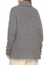 Back View - Click To Enlarge - THE ELDER STATESMAN - Italy Smoking Cashmere Cardigan