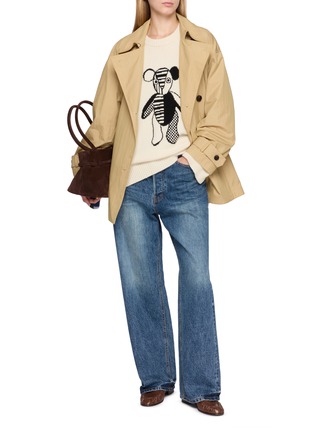 Figure View - Click To Enlarge - THE ELDER STATESMAN - Teddy Bear Knit Sweater