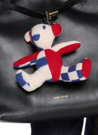 Front View - Click To Enlarge - THE ELDER STATESMAN - Elder Teddy Keychain Bag Charm 