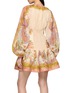 Back View - Click To Enlarge - ZIMMERMANN - Bishop Sleeve Mini Dress