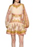 ZIMMERMANN Bishop Sleeve Mini Dress