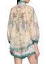 Back View - Click To Enlarge - ZIMMERMANN - High Neck Button Up Blouse