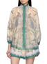 ZIMMERMANN High Neck Button Up Blouse