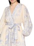  - ZIMMERMANN - Indra Plunge Linen Mini Dress