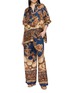 Figure View - Click To Enlarge - ZIMMERMANN - Ornate Print Drawstring Wide Leg Pants
