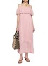 Figure View - Click To Enlarge - ZIMMERMANN - Off Shoulder Lace Maxi Dress
