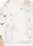  - ZIMMERMANN - Beaded Collar Embroidered Cut Out Cotton Shirt