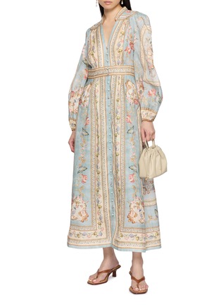 Figure View - Click To Enlarge - ZIMMERMANN - Bishop Sleeve Maxi Dress