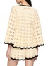 Back View - Click To Enlarge - ZIMMERMANN - Eyelet Cotton Knit Top