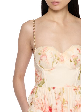  - ZIMMERMANN - Bustier Chain Strap Midi Dress
