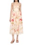 ZIMMERMANN Bustier Chain Strap Midi Dress