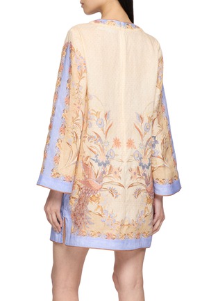 Back View - Click To Enlarge - ZIMMERMANN - Tie Front Mini Dress