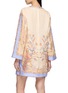 Back View - Click To Enlarge - ZIMMERMANN - Tie Front Mini Dress