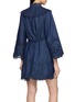 Back View - Click To Enlarge - ZIMMERMANN - Broderie Anglaise Scalloped Edge Mini Dress