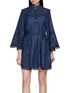 ZIMMERMANN Broderie Anglaise Scalloped Edge Mini Dress