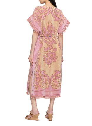 Back View - Click To Enlarge - ZIMMERMANN - Aster Towelling Midi Dress