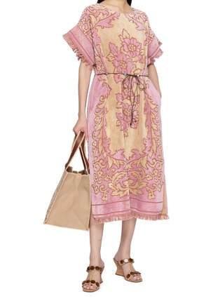 Figure View - Click To Enlarge - ZIMMERMANN - Aster Towelling Midi Dress