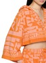  - ZIMMERMANN - Solstice Hooded Cotton Towelling Cropped Top