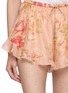  - ZIMMERMANN - Drawstring Gathered Trim Shorts
