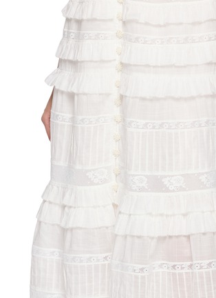  - ZIMMERMANN - Solstice Tiered Cotton Midi Dress