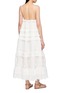 Back View - Click To Enlarge - ZIMMERMANN - Solstice Tiered Cotton Midi Dress