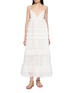 ZIMMERMANN Solstice Tiered Cotton Midi Dress