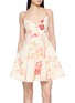 ZIMMERMANN Roselight Picnic Linen Mini Dress