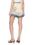 Back View - Click To Enlarge - ZIMMERMANN - Ornate Print Shorts