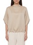 Main View - Click To Enlarge - HERNO - Tie Neck Drawstring Waist Top