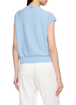 Back View - Click To Enlarge - HERNO - Sequin Knit Vest