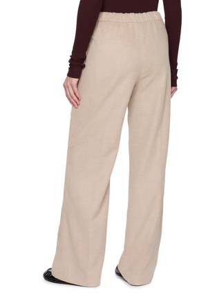 Back View - Click To Enlarge - HERNO - Wide Leg Knit Pants