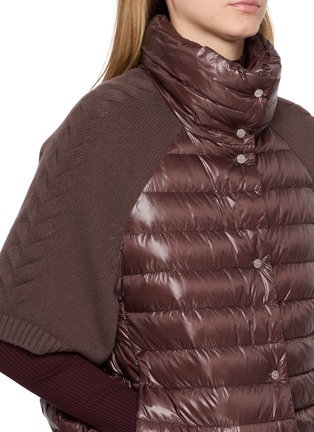  - HERNO - Short Sleeve Hybrid Puffer Jacket